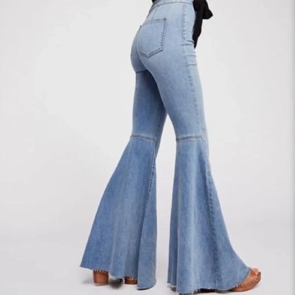 Free People Just Float On Flare Jeans